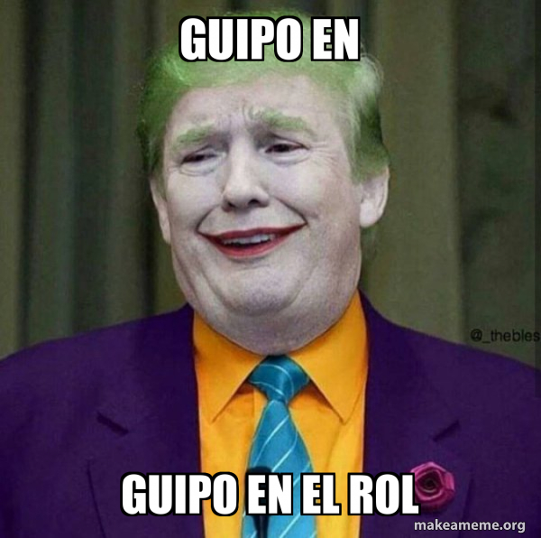 Donald Trump - The Joker meme