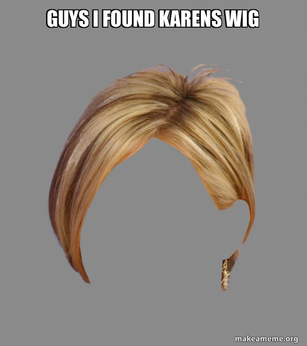 The Karen Hair meme