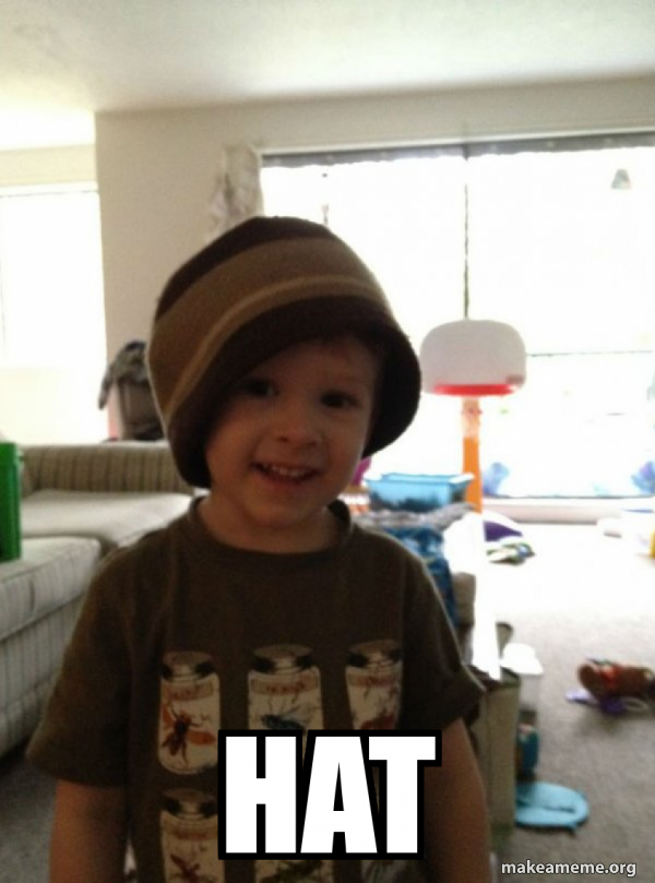 HAT Scumbag Toddler Make a Meme