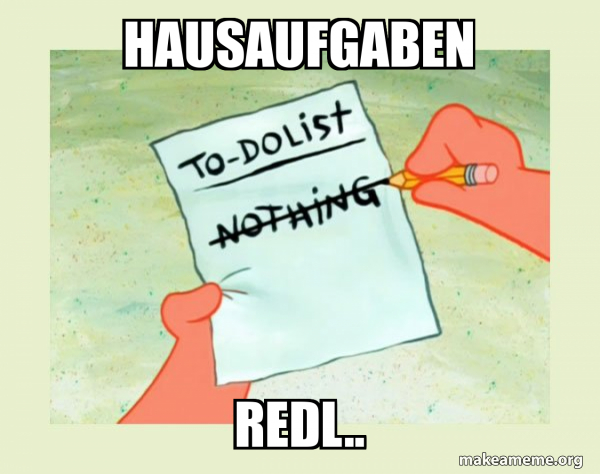 To Do List - Nothing meme