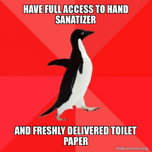 Socially Awesome Penguin meme