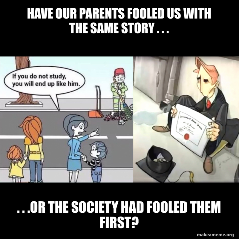 have our parents fooled us with the same story . . . . . .or the ...