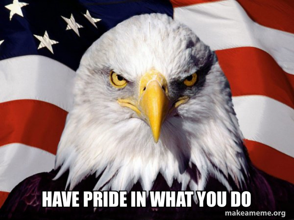 American Pride Eagle meme