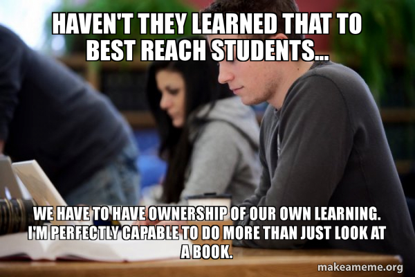 Conscientious College Senior meme