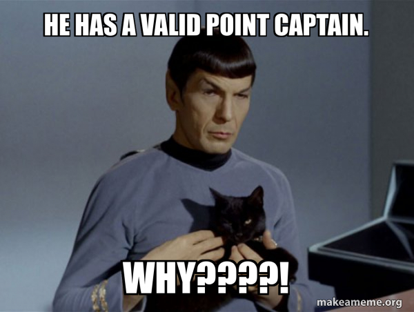Spock and Cat Meme meme