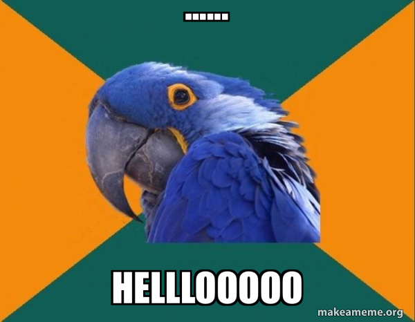 Paranoid Parrot meme