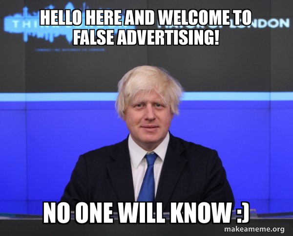 Boris Johnson Brexit meme