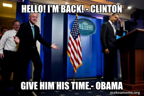 Inappropriate Timing Bill Clinton meme