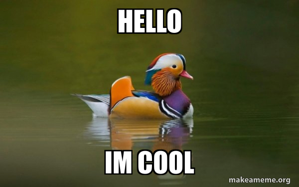 Fashionable Advice Mallard meme