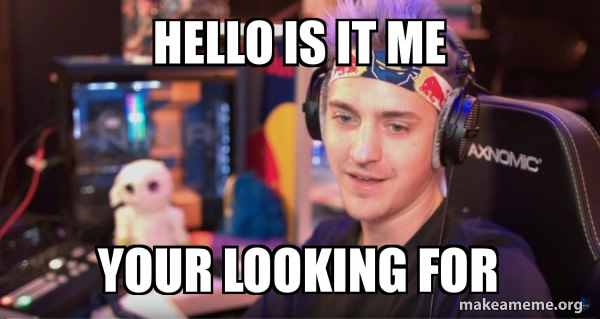 Ninja Tyler Blevins meme