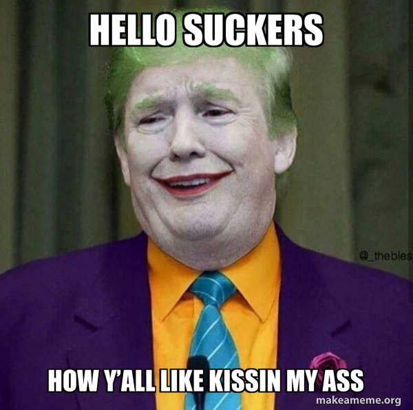 Donald Trump - The Joker meme