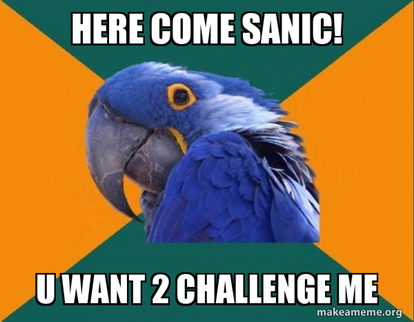 Paranoid Parrot meme