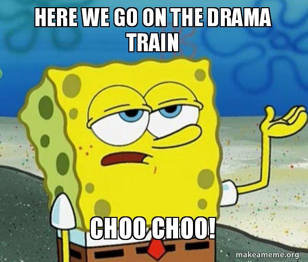 Image result for spongebob drama