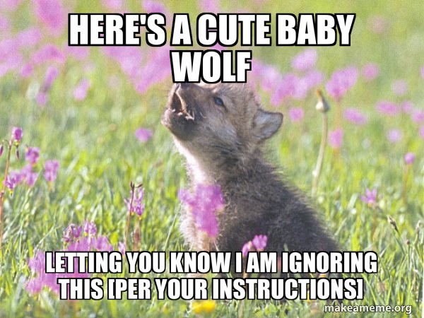 Baby Insanity Wolf meme