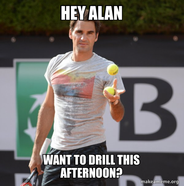 Roger Federer meme