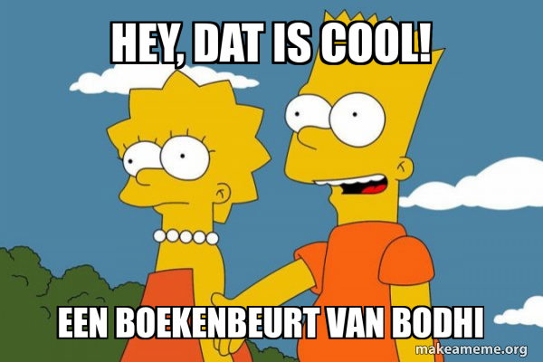 hey, dat is cool! een boekenbeurt van Bodhi - Bart and Lisa Chat Meme ...