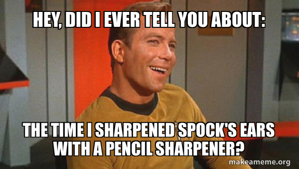 Ridiculously Photogenic Starship Captain meme