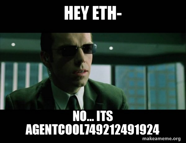 Agent Smith from the Matrix meme