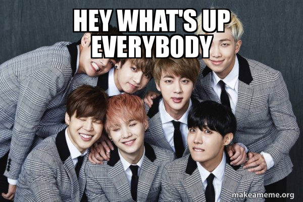 K-Pop Band BTS (Bangtan Boys) meme