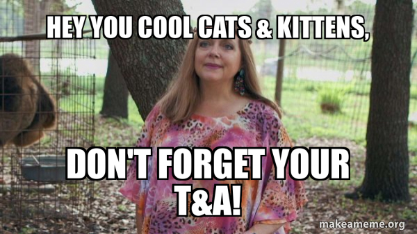 Carole Baskins (Carol ?) meme