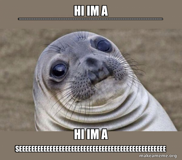 Squeamish Seal meme