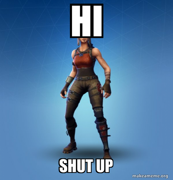 Renegade Raider Fortnite Skin meme