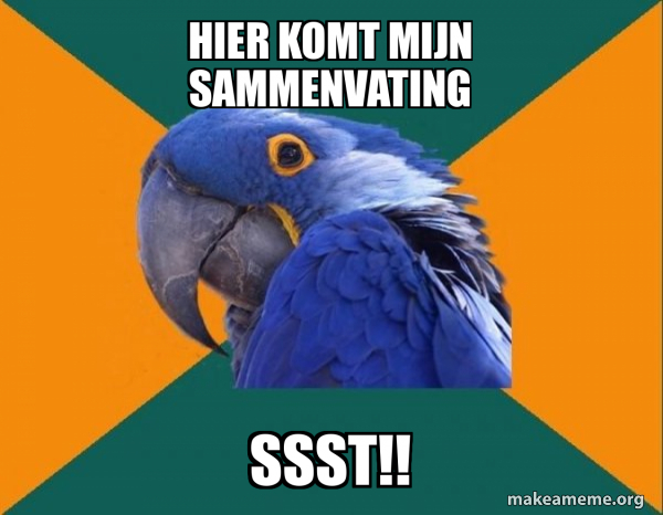 Paranoid Parrot meme