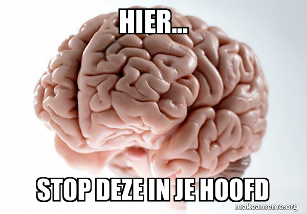 Scumbag Brain meme