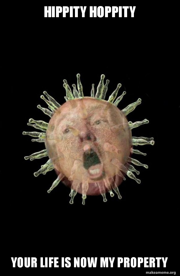 Hippity Hoppity Your Life Is Now My Property Trumpvirus Trumppandemic Make A Meme