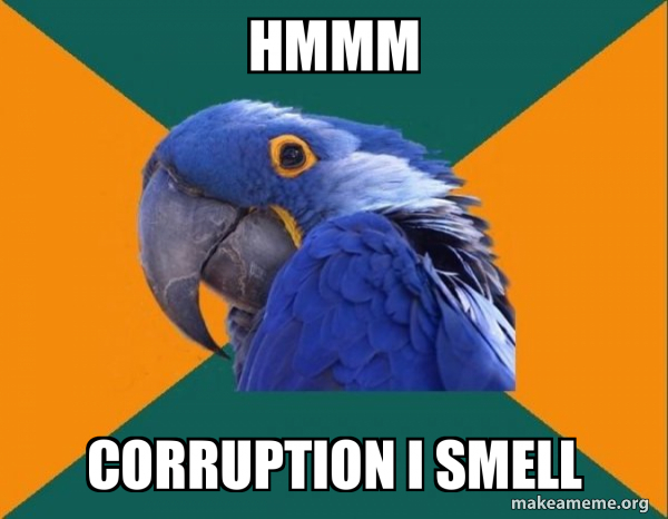 Paranoid Parrot meme