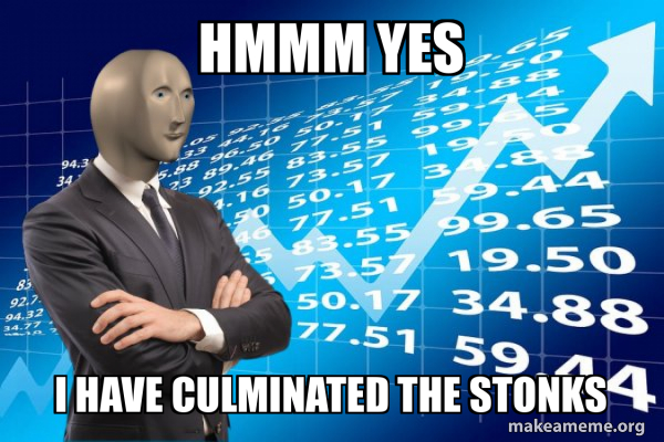 Stonks Only Go Up meme