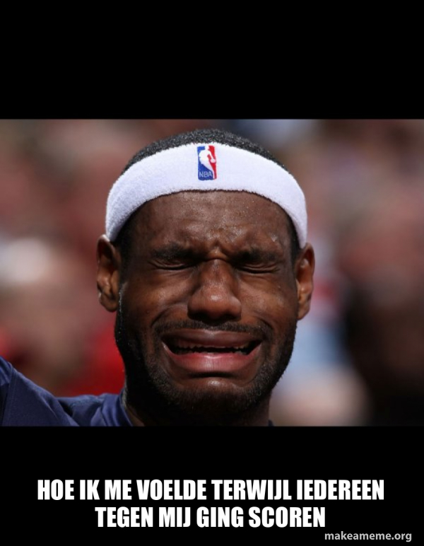 Lebron Crying meme