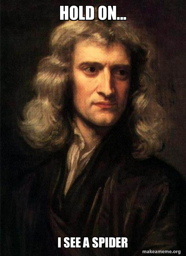 Sir Isaac Newton meme