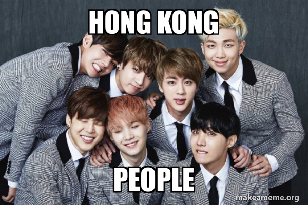 K-Pop Band BTS (Bangtan Boys) meme