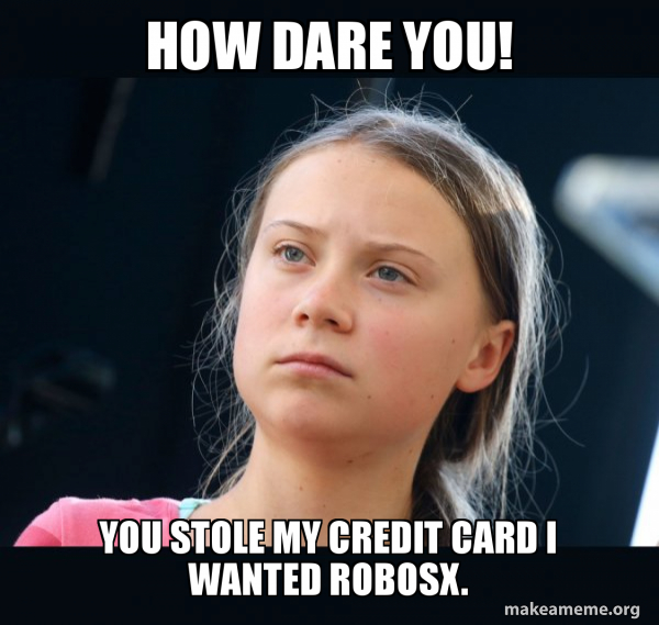 Greta Thunberg meme