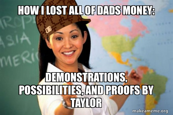 Scumbag Teacher meme