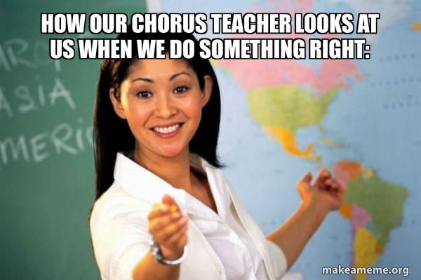 Unhelpful High School Teacher meme