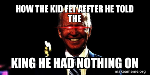 how the kid fet affter he told the king he had nothing on - Dark ...