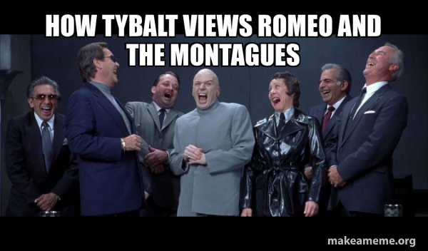 Dr Evil and Henchmen laughing - and then they said meme