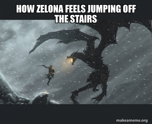 Skyrim Dragon Slaying meme