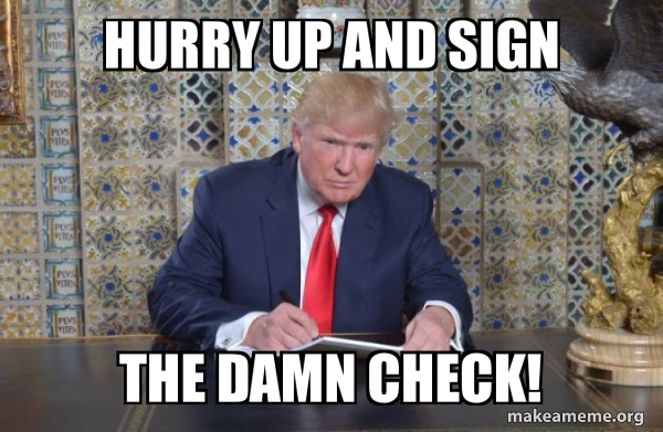 Donald Trump Writing Speech meme