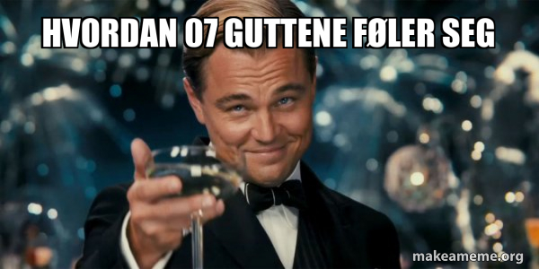 Hvordan 07 guttene føler seg - Great Gatsby Reaction - Leonardo ...