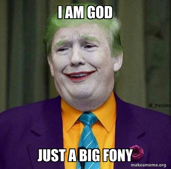 Donald Trump - The Joker meme