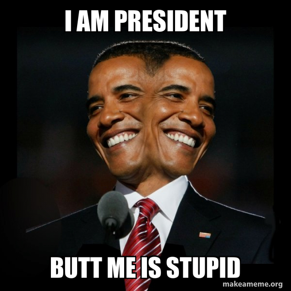 Two Faced Obama meme