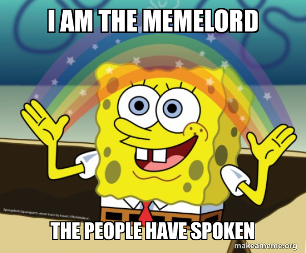 Rainbow Spongbob meme