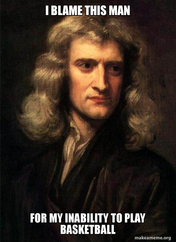 Sir Isaac Newton meme