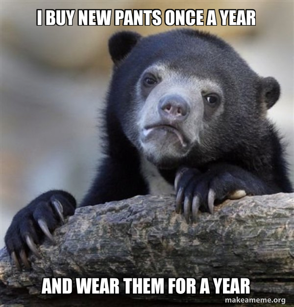 Confession Bear meme