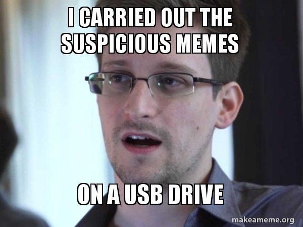 Edward Snowden meme