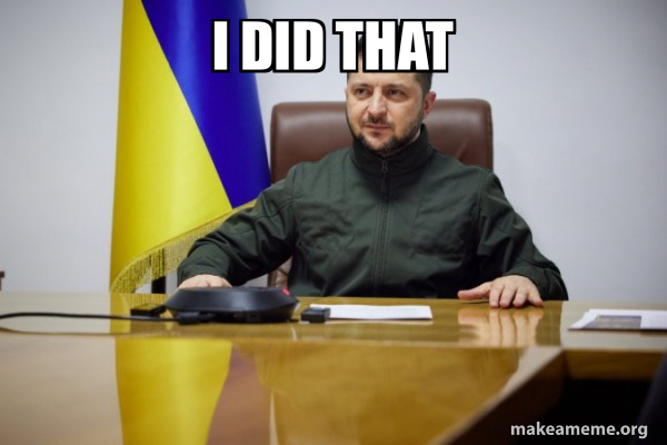 Volodymyr Zelenskyy meme