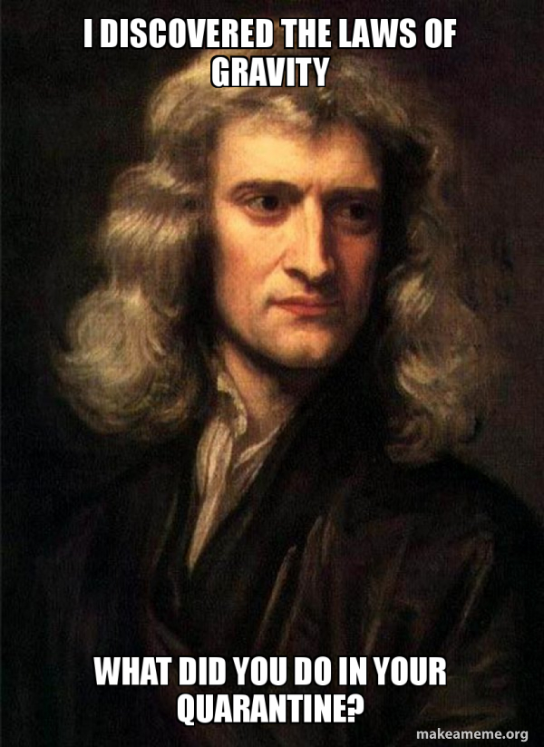 Sir Isaac Newton meme